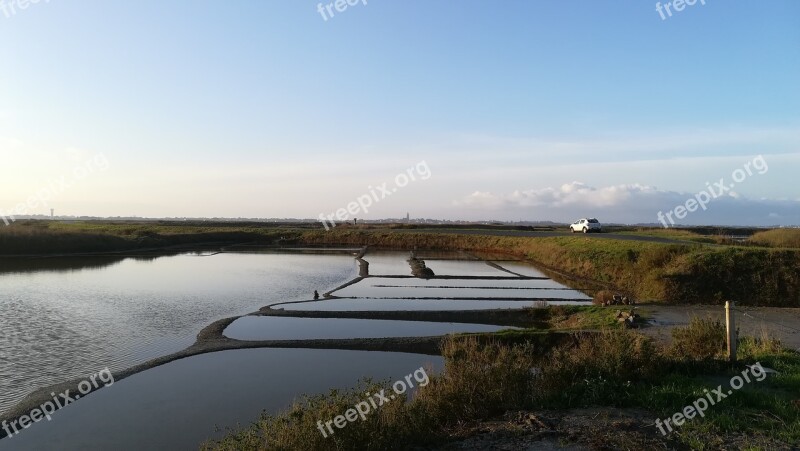 Salt Marshes Saline Nature Batz-sur-mer Free Photos