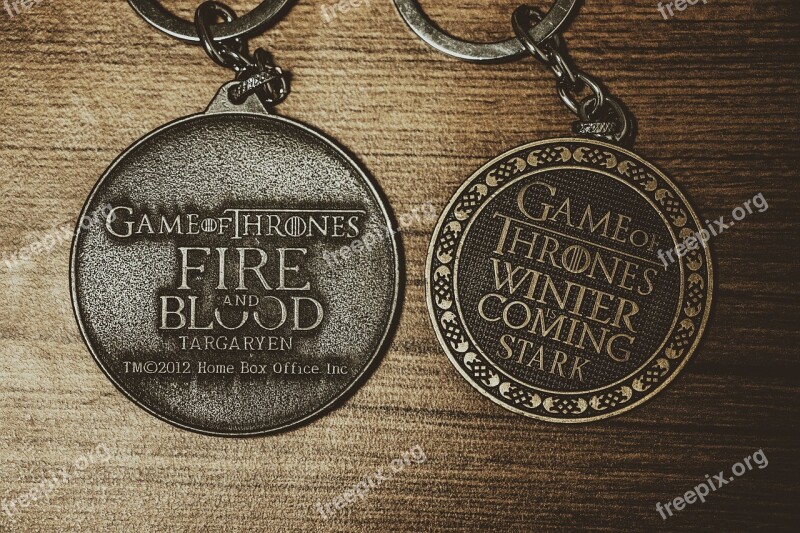 Keychain Game Of Thrones Table On The Table Free Photos