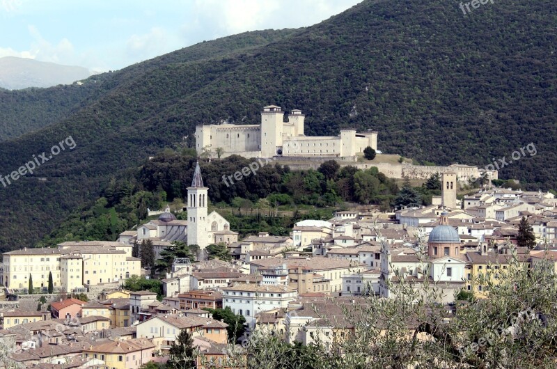 Umbria Spoleto Landscape Free Photos