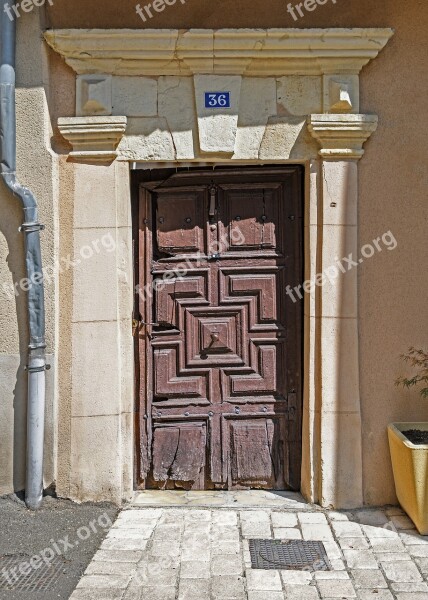 Door Wood Old House Entry