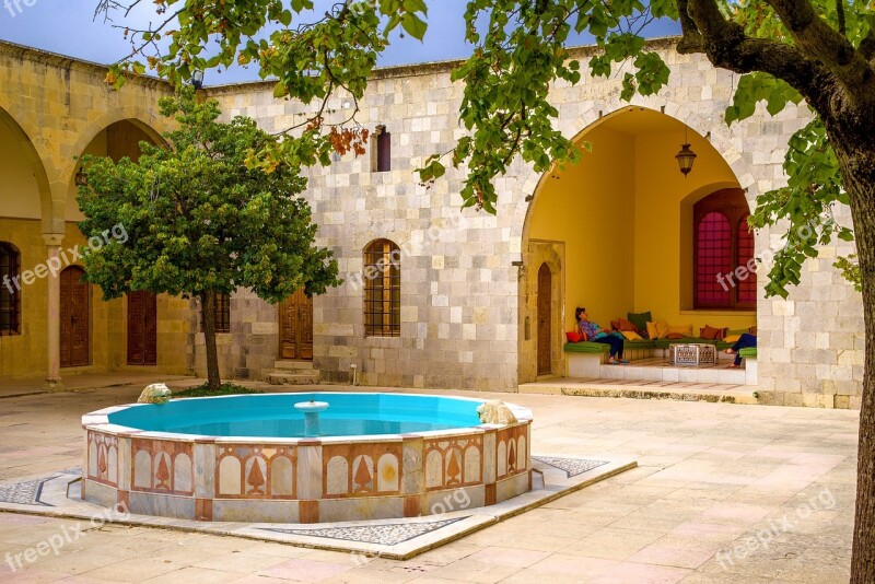 Architecture Oriental Old Courtyard Patio