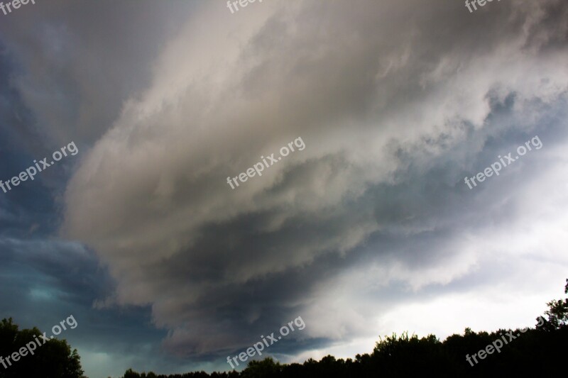 Storm Cloud Stormy Thick Atmospheric