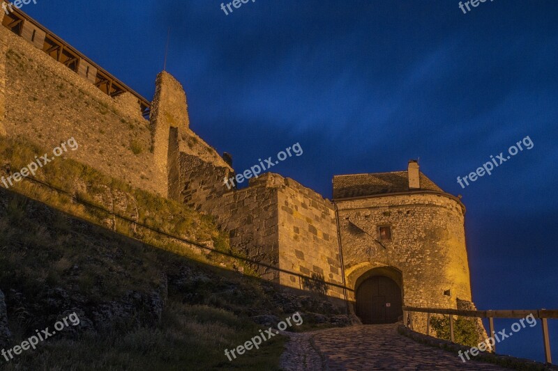 Castle Sümeg Mood Hungary Free Photos