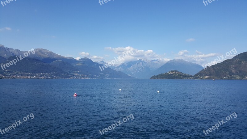 Lake Panorama Lake Como Free Photos