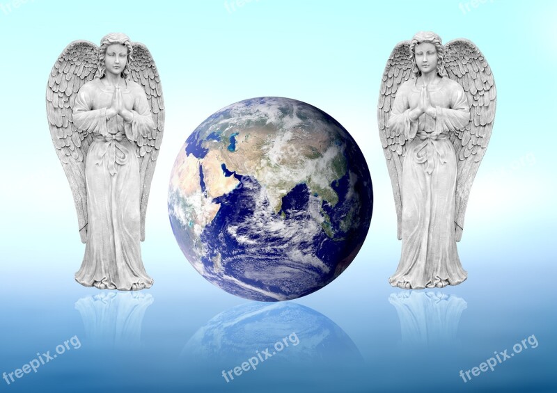 Angel Earth Prayer Blessing Hope