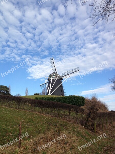 Holland Windmill Netherlands Mill Dutch