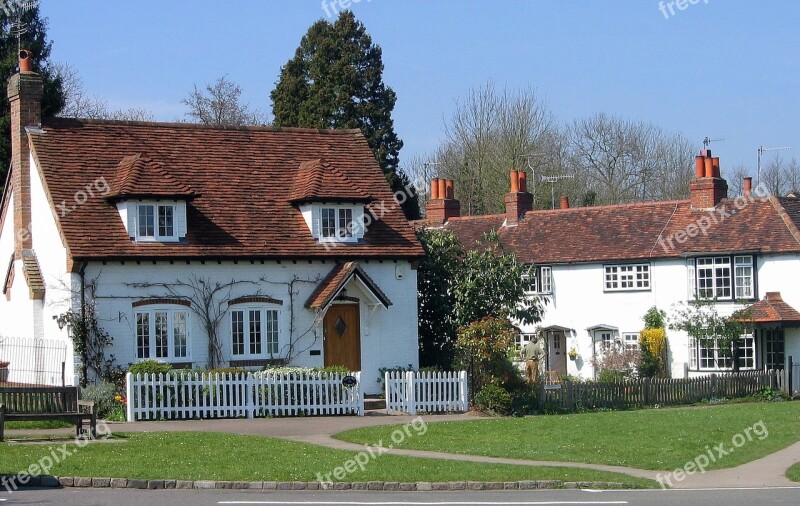 Cottage English Village Rustic Charming