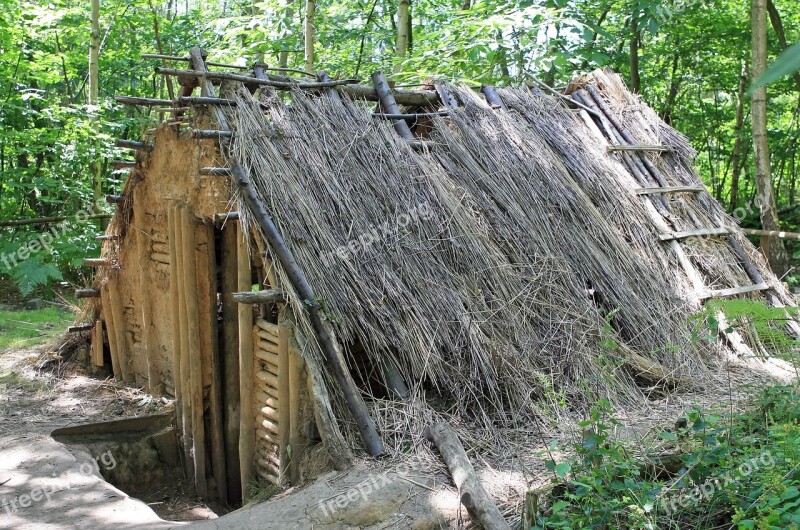 Wattle And Daub Old Built Bungalow Cabin Chalet