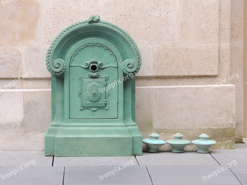 Verdigris Paris Louvre Green Antique