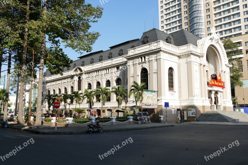 Saigon Ho Chi Minh City Vietnam Opera Theater Architecture