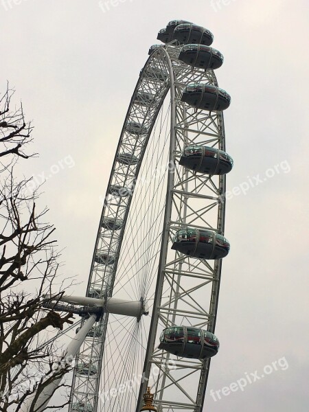 London Millennium London Eye Free Photos