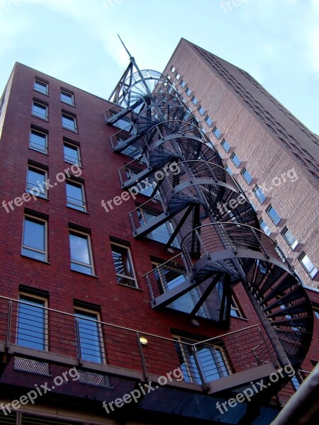 Building Stairs Spiral Staircase Architecture Gradually