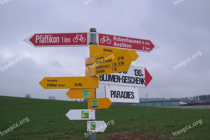 Shield Keeps Signposts Jubilee Way Bodenseekreis Directory