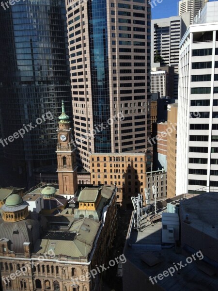 Sydney City Downtown Cityscape Architecture