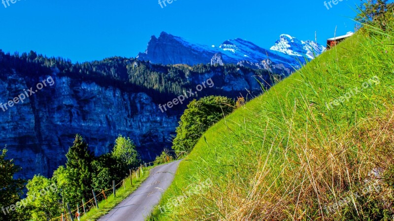 Mountains Road Landscape Nature Journey