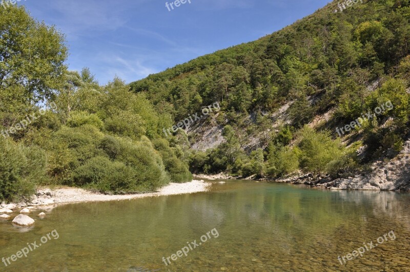 Gorges Du Verdon River Gorges France Verdon