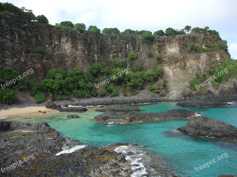 Fernando De Noronha Bay Of Pigs Ocean Beach Perfect