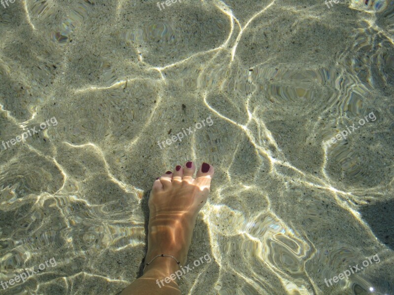 Foot Enamel Transparent Clear Sardinia