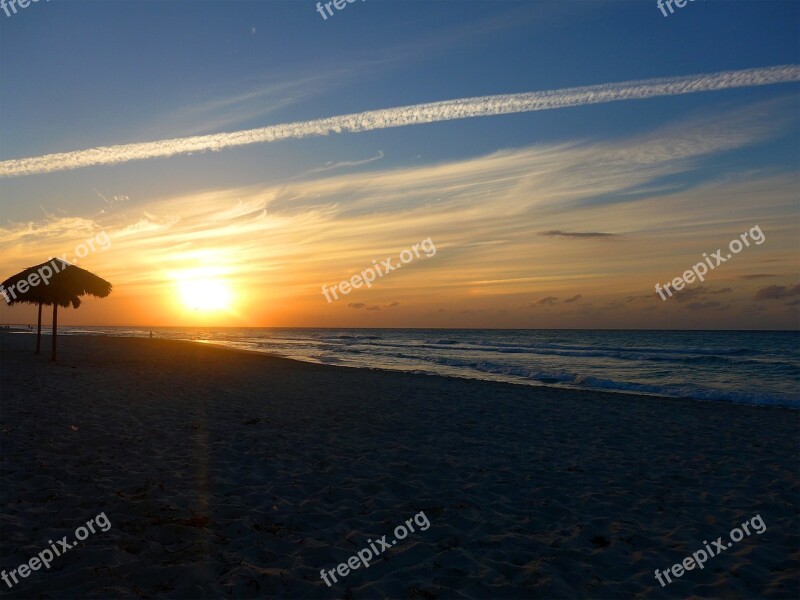 Beach Sand Beach Sky Clouds Cuba