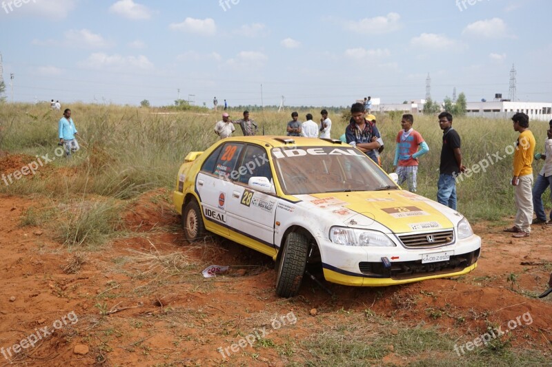 Rally Car Wheelout Free Photos