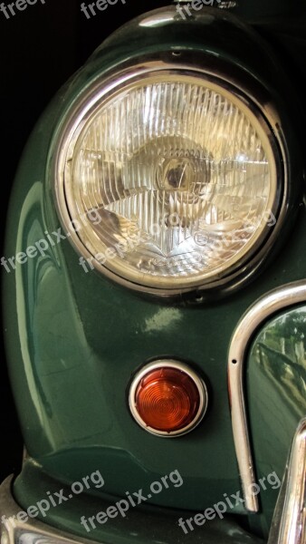 Car Antique Vintage Classic Front Light