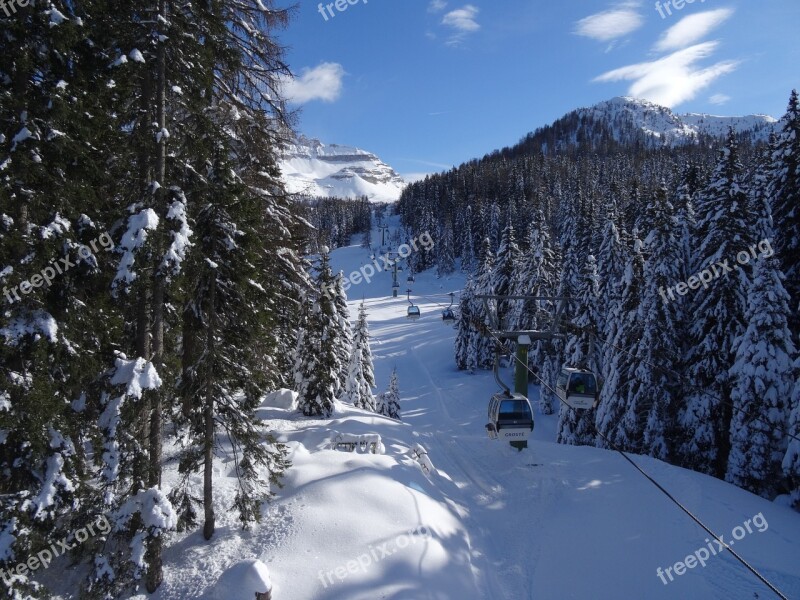 Ski Resort Serfaus Austria Snow Landscape