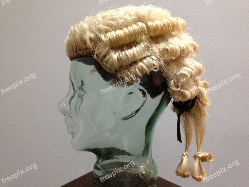 Wig Lawyer's Legal Head Piece Justice