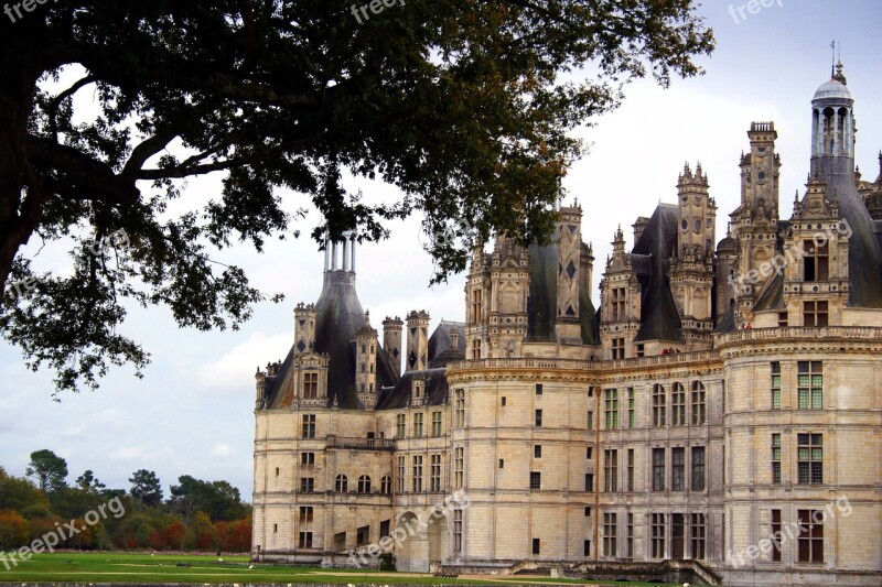 France Chateau De Chambord Loire Valley Free Photos