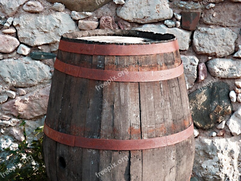 Cask Wine Old Wood Iron