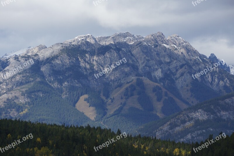 Mountain Canada Banff Landscape Nature