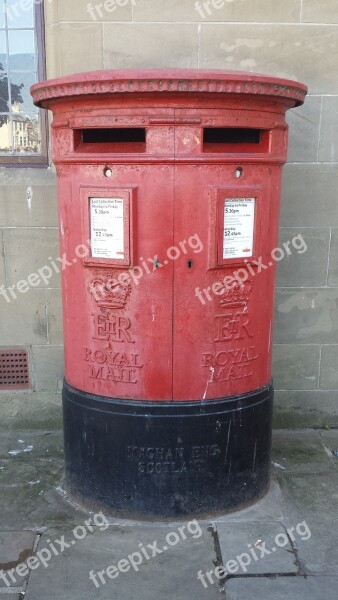 Royal Mail Mailbox British Free Photos