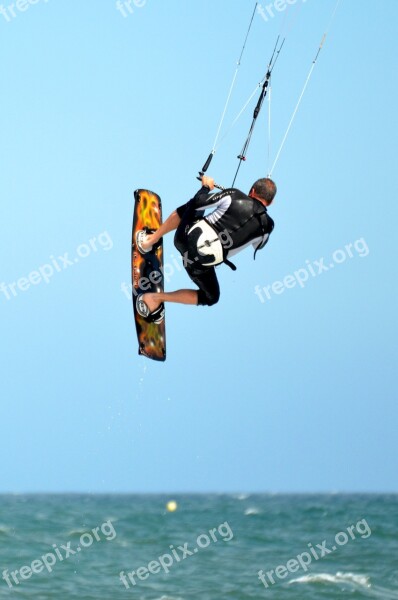 Kite Surf Water Sports Sport Sea