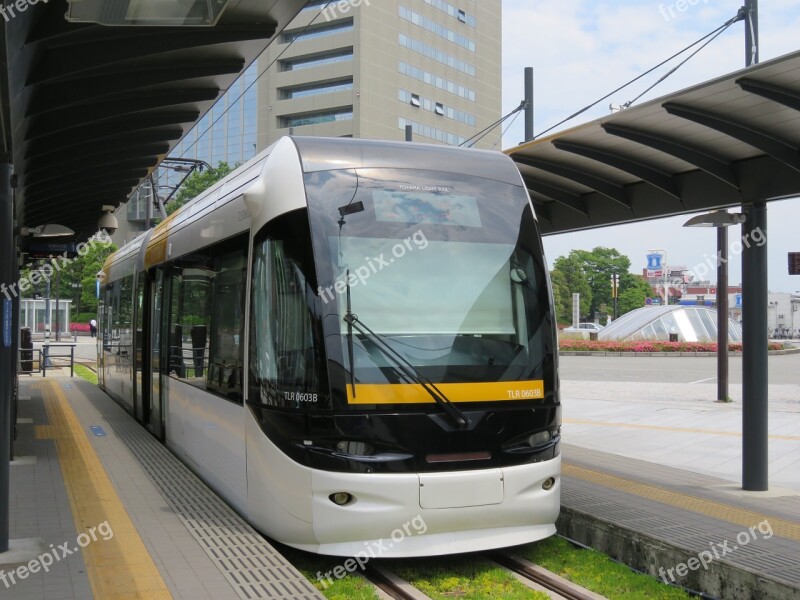 Toyama Train Traffic Lrt Free Photos