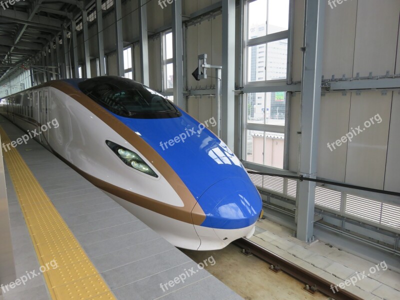 Bullet Train Hokuriku Toyama Free Photos