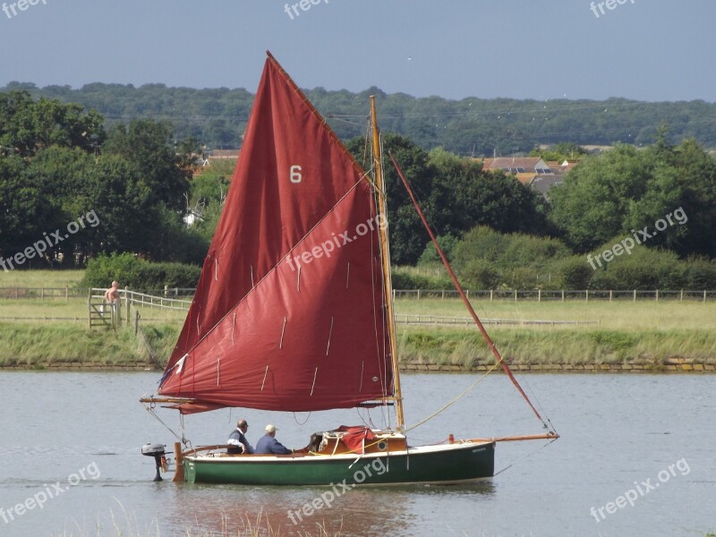 Sailing Boat Dingy Essex River