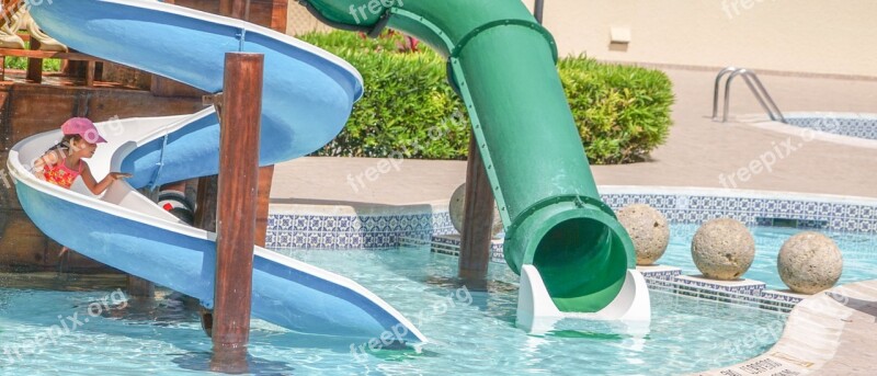 Person People Child Slide Pool