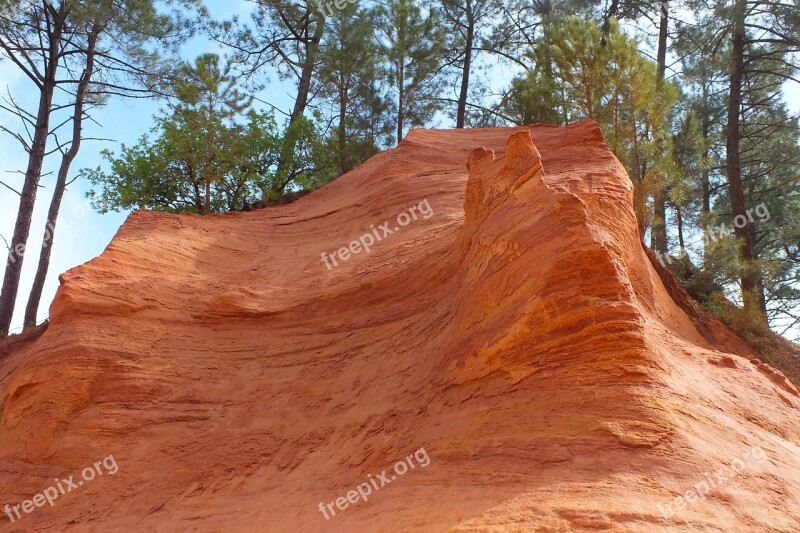 Trail Ocher Luberon France Roussillon