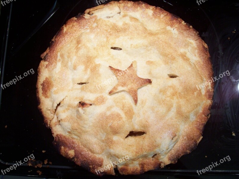 Apple Pie Baking Des Dessert Food