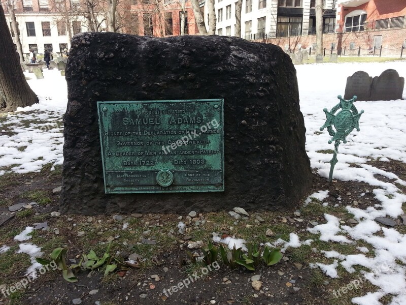 Granary Burying Ground Cemetery Tomb Landmark Boston