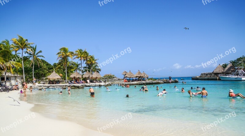 Xcaret Cancún Mexico Lagoon Tropical