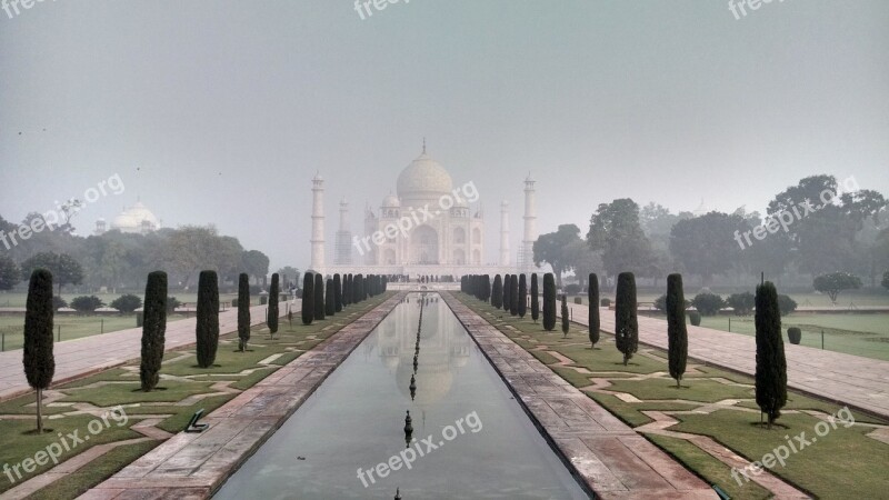 Tajmahala Wonder India Temple Love