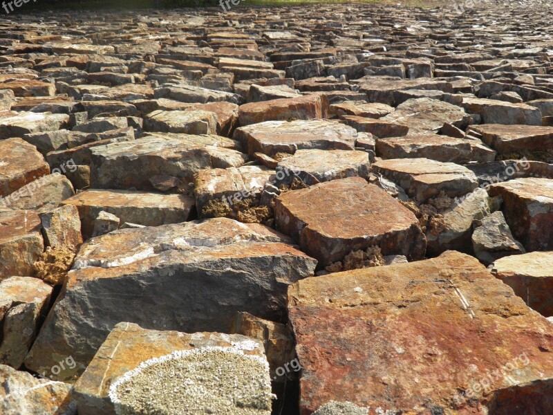 Background Cobbles Stones Granite Sets Calcada