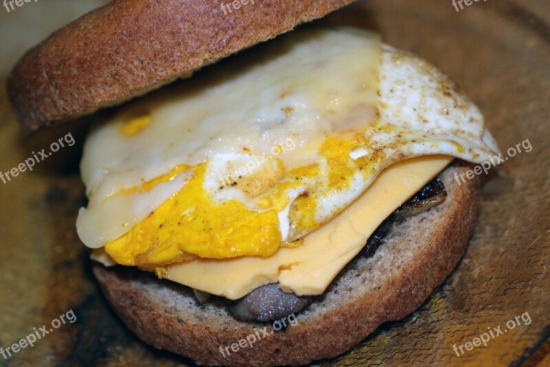 Egg Sandwich Spelt Bread Homemade