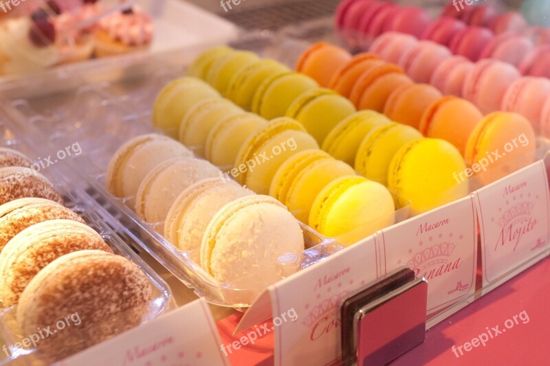 Sweet Sweets Food Feast Macarons