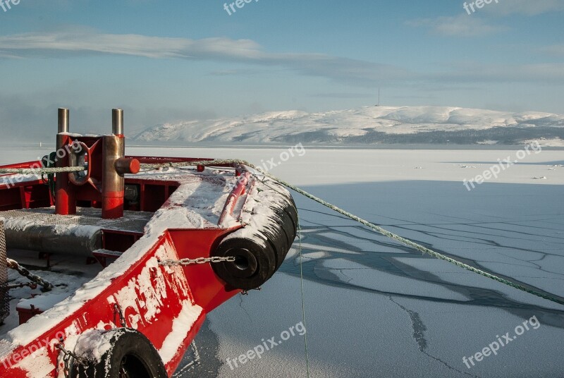 Norway Kirkenes Artic Ocean Port Fjord