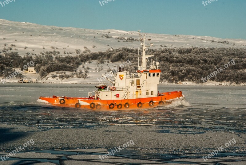 Norway Kirkenes Arctic Circle Icebreaker Port