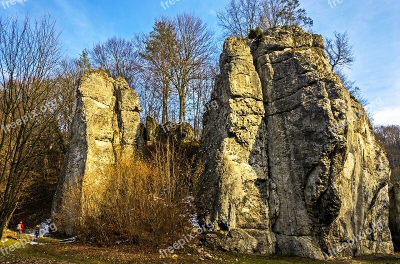 Poland Malopolska Valley Będkowska Landscape Free Photos