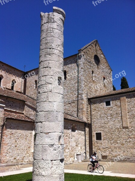 Aquileia Basilica Column Monument Free Photos