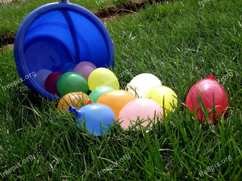 Water Balloon Color Fun Decoration