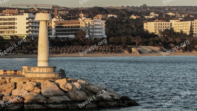 Cyprus Ayia Napa Beacon Harbour Navigation